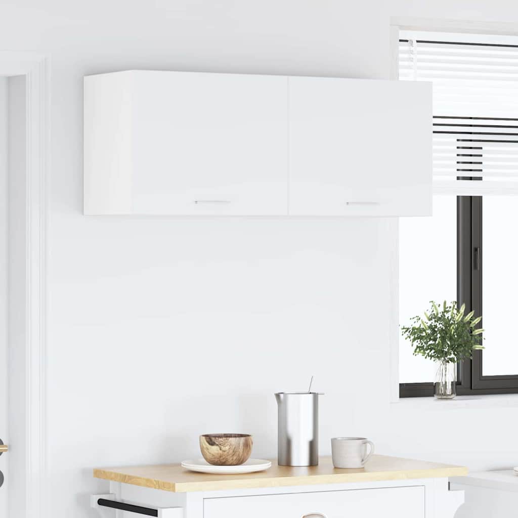 Hanging Cabinet with Shelf Riga 2 pcs White 50 x 31 x 40 cm